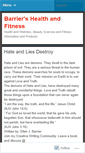 Mobile Screenshot of barriershealthandfitness.com