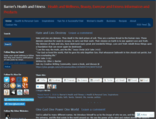 Tablet Screenshot of barriershealthandfitness.com